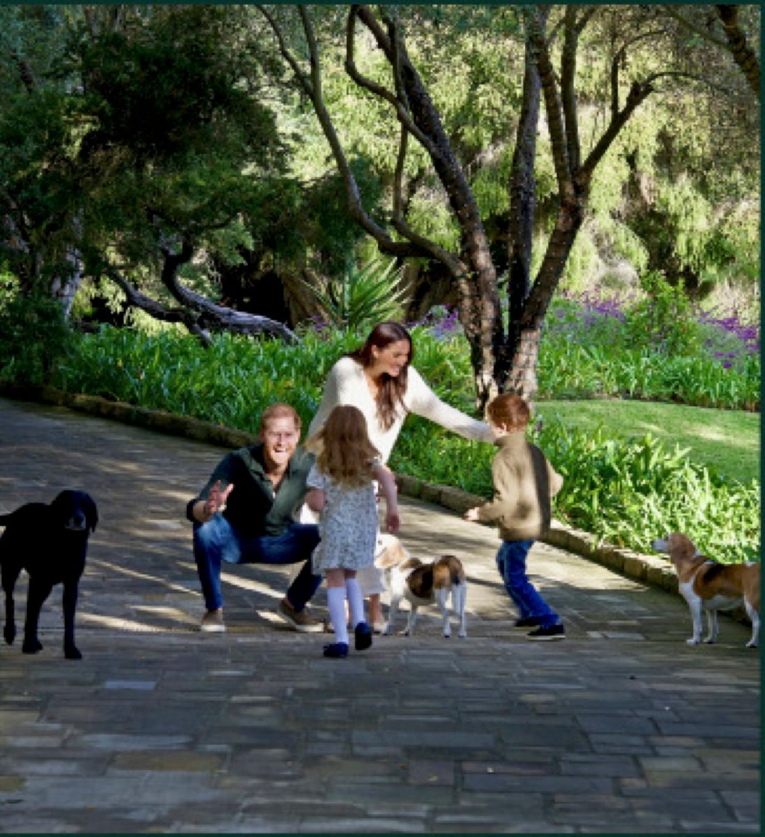 Meghan, Harry, Archie and Lilibet