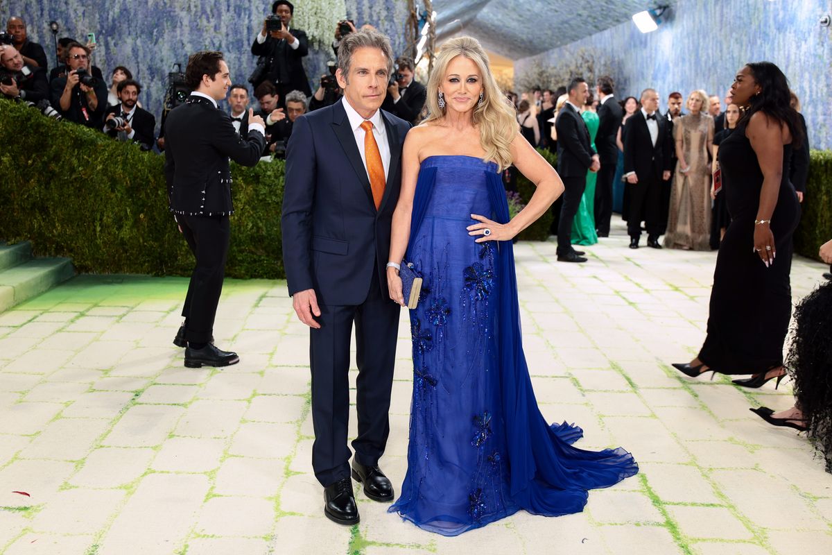  Ben Stiller and Christine Taylor  chose the Met