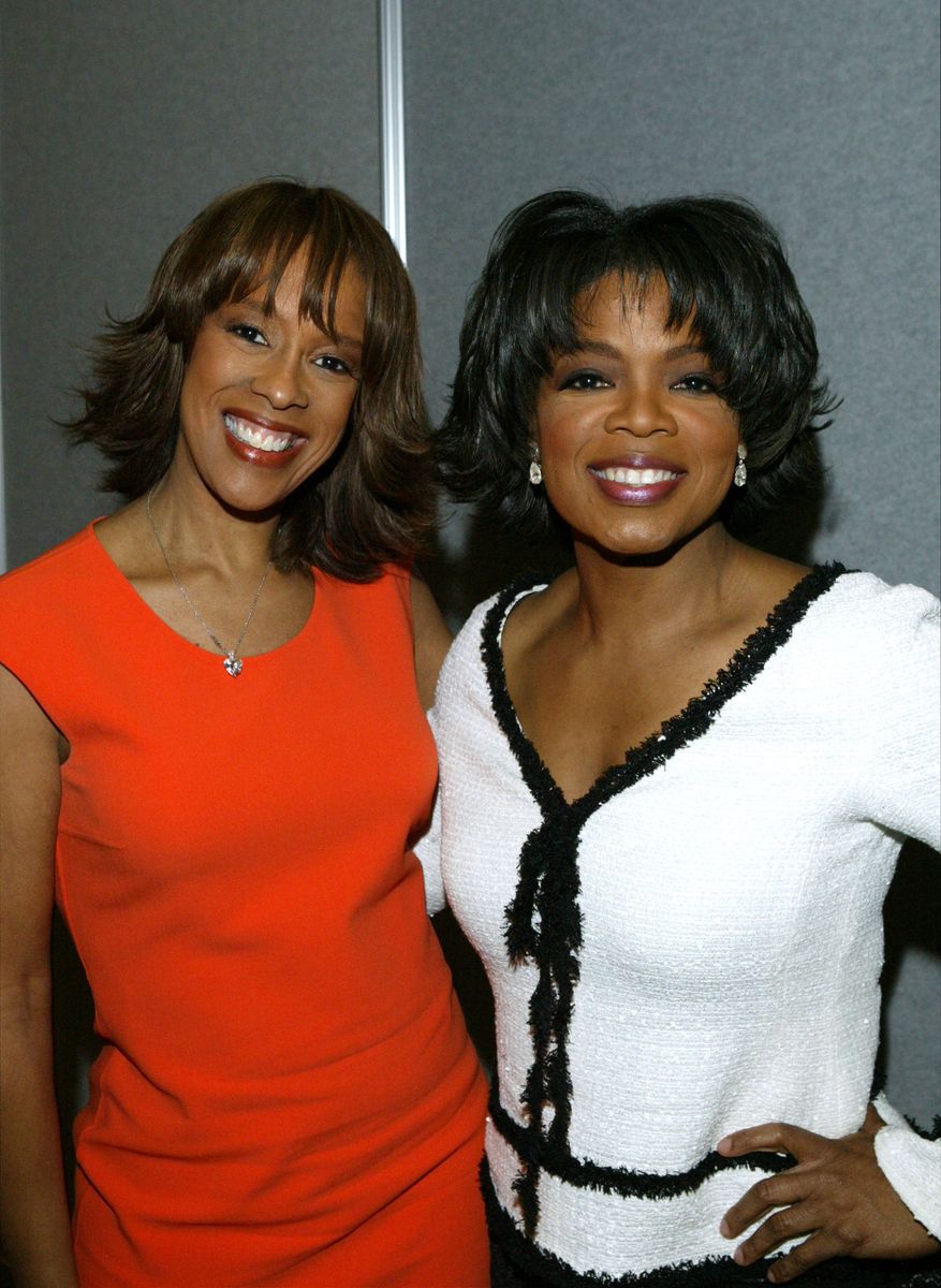 Gayle King and Oprah Winfrey