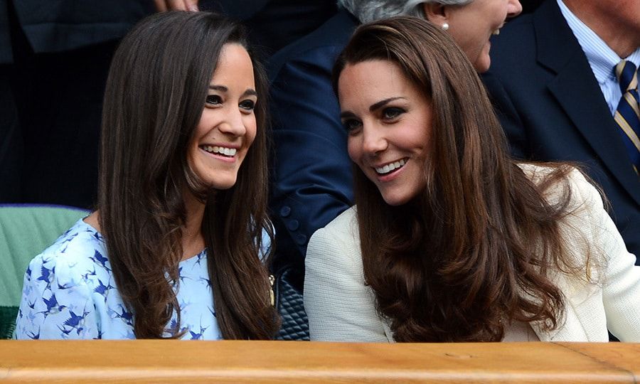 <b>One of our favorite sister acts, <a href="https://us.hellomagazine.com/tags/1/kate-middleton/"><strong>Kate Middleton</strong></a> and <a href="https://us.hellomagazine.com/tags/1/pippa-middleton/"><strong>Pippa Middleton</strong></a> are an inseparable team, from their childhood adventures to their roles as brides. In a 2014 interview with NBC, Pippa emphasized their 'very normal' sisterly relationship, saying: "We're very close and we support each other and get each other's opinions."
Take a look at their sweet bond over the years!</B>
Kate and Pippa, who both love tennis, attended the 2012 Wimbledon Championships together. The duo have spent many matches together and with their significant others in the stands.
Photo: LEON NEAL/AFP/Getty Images