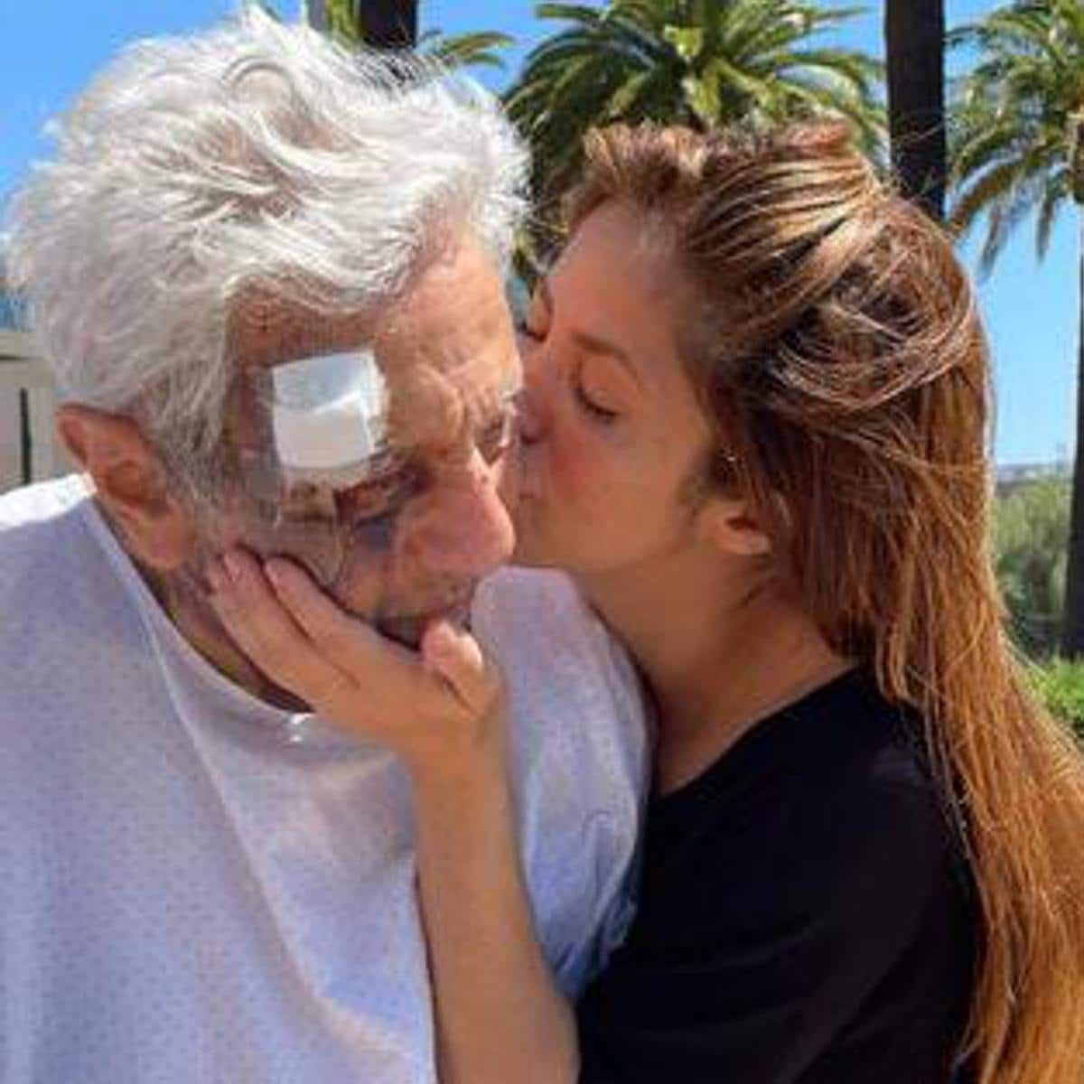 Shakira y su papa, William