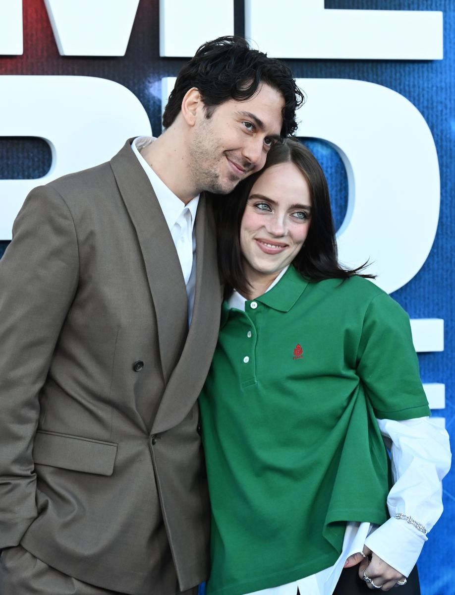 Nat Wolff and Billie Eilish at the "Billie Eilish - Hit Me Hard And Soft: The Tour (Live in 3D)" Los Angeles Premiere held at Village Theatre on May 06, 2026 in Los Angeles, California. 