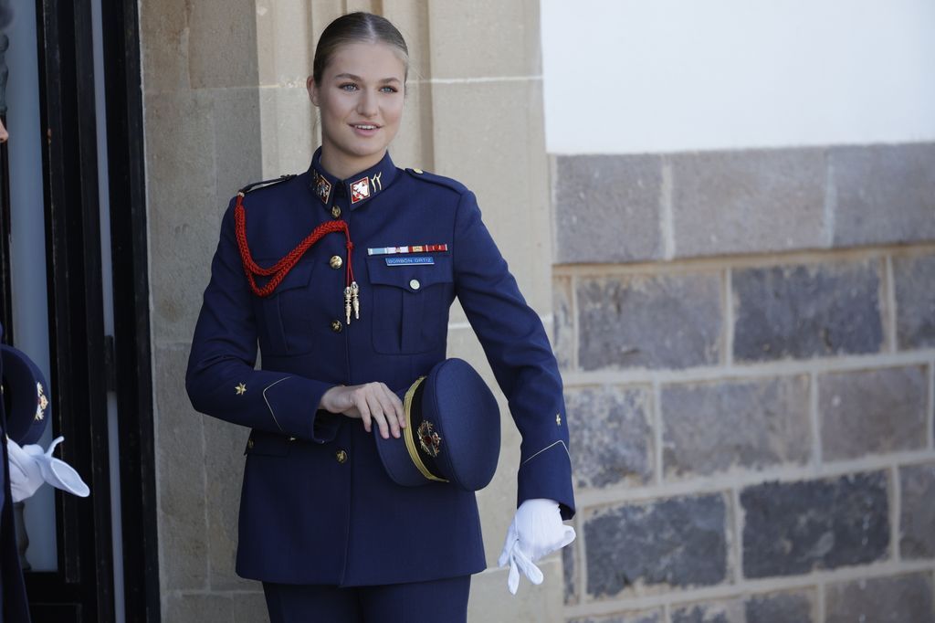 Princess Leonor at the Air Academy in San Javier, Murcia
