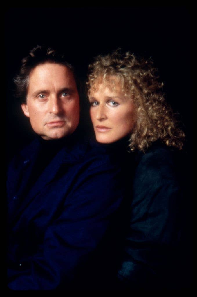 Michael Douglas and Glenn Close in Fatal Attraction