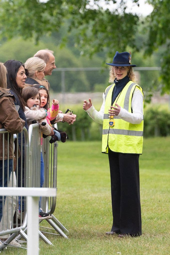 Lady Louise Windsor with her parents