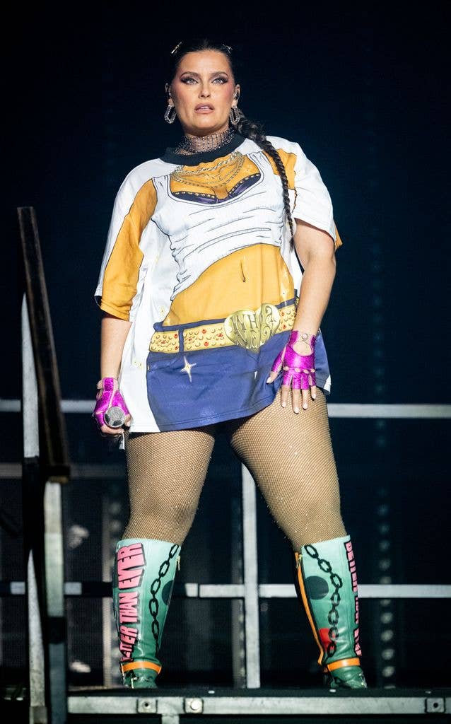 Nelly Furtado performs during Manchester Pride 2025 on August 24, 2025 in Manchester, England.