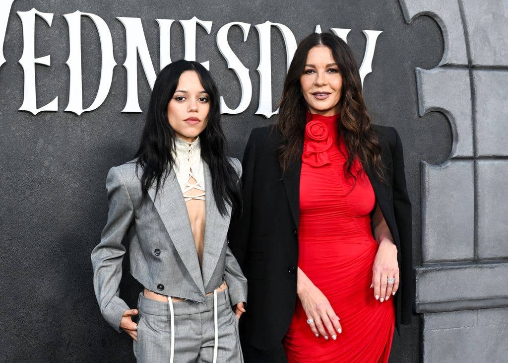 Jenna and Catherine play mother and daughter in Wednesday