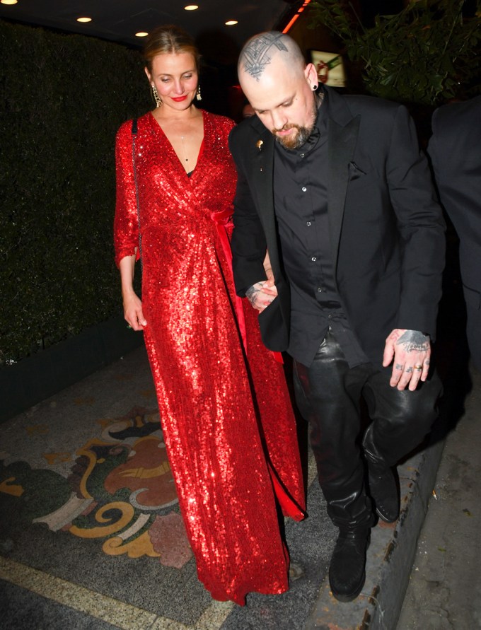 Cameron Diaz & Benji Madden out and about in Los Angeles