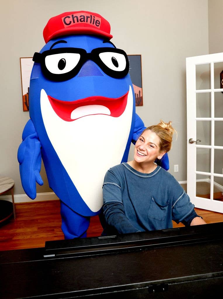 Jax createded a new jingle at piano