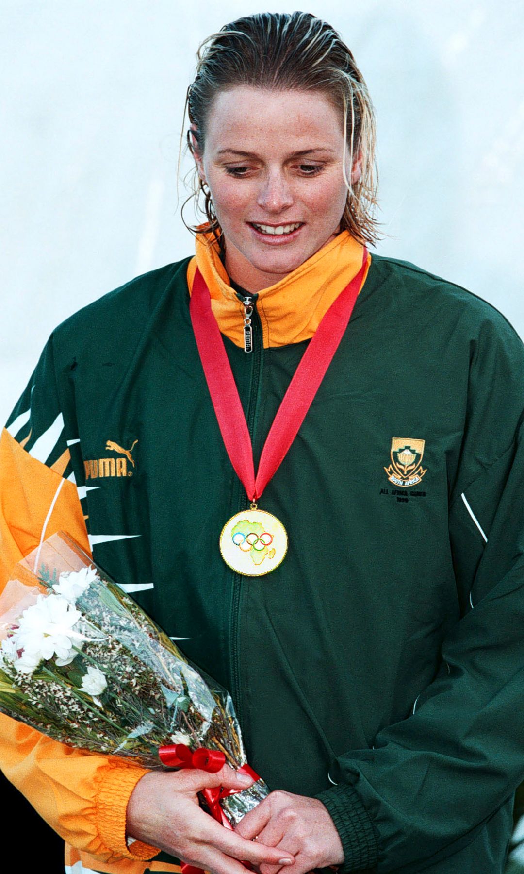 Princess Charlene was an accomplished swimmer