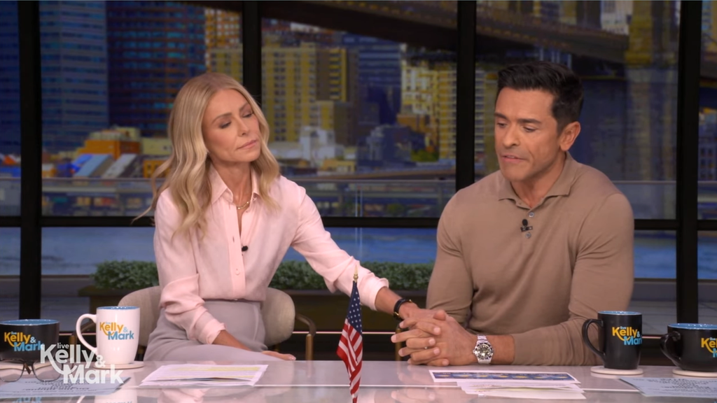 Kelly Ripa and Mark Consuelos on the April 6, 2026 edition of "LIVE with Kelly and Mark" on ABC