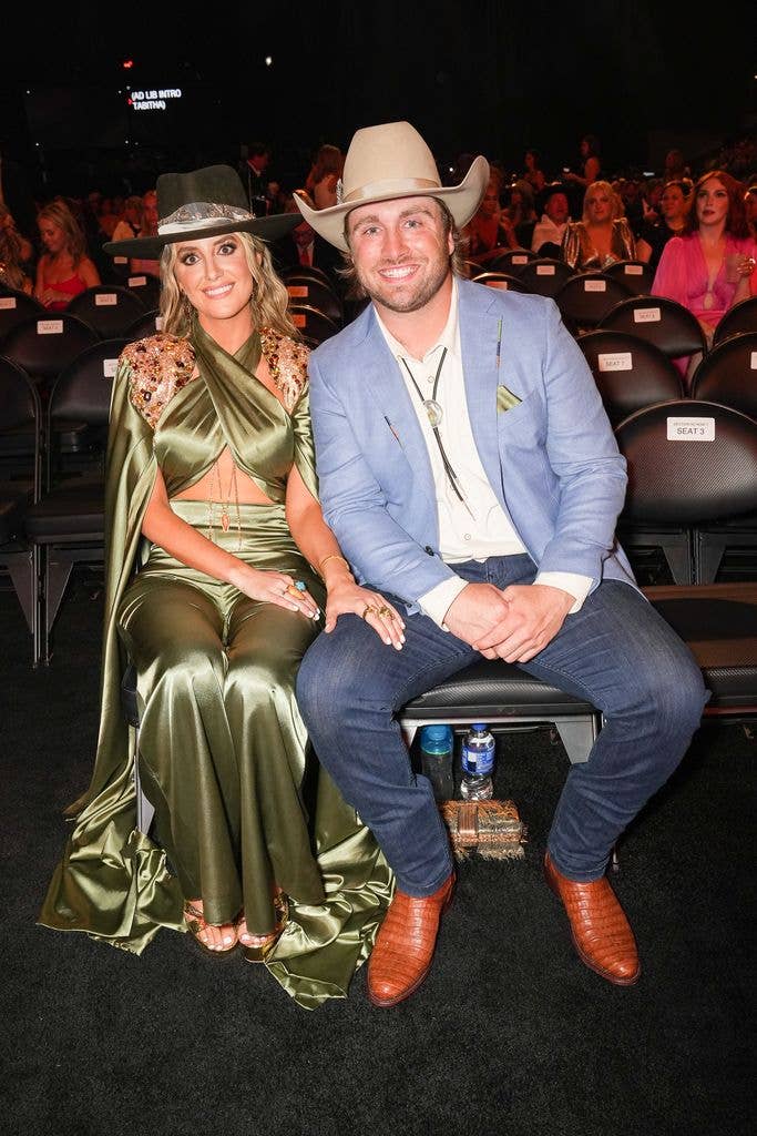 Lainey Wilson, Devlin Hodges at the 58th Academy of Country Music Awards 