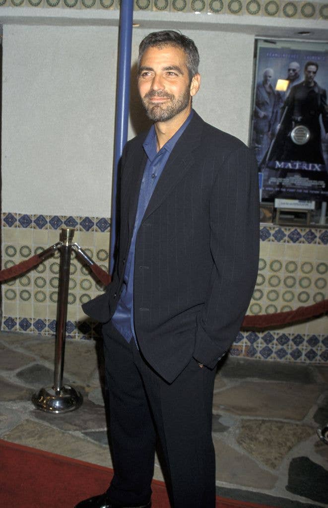 George Clooney during "The Matrix" Los Angeles Premiere at Manns Village Theater in Westwood, California, United States