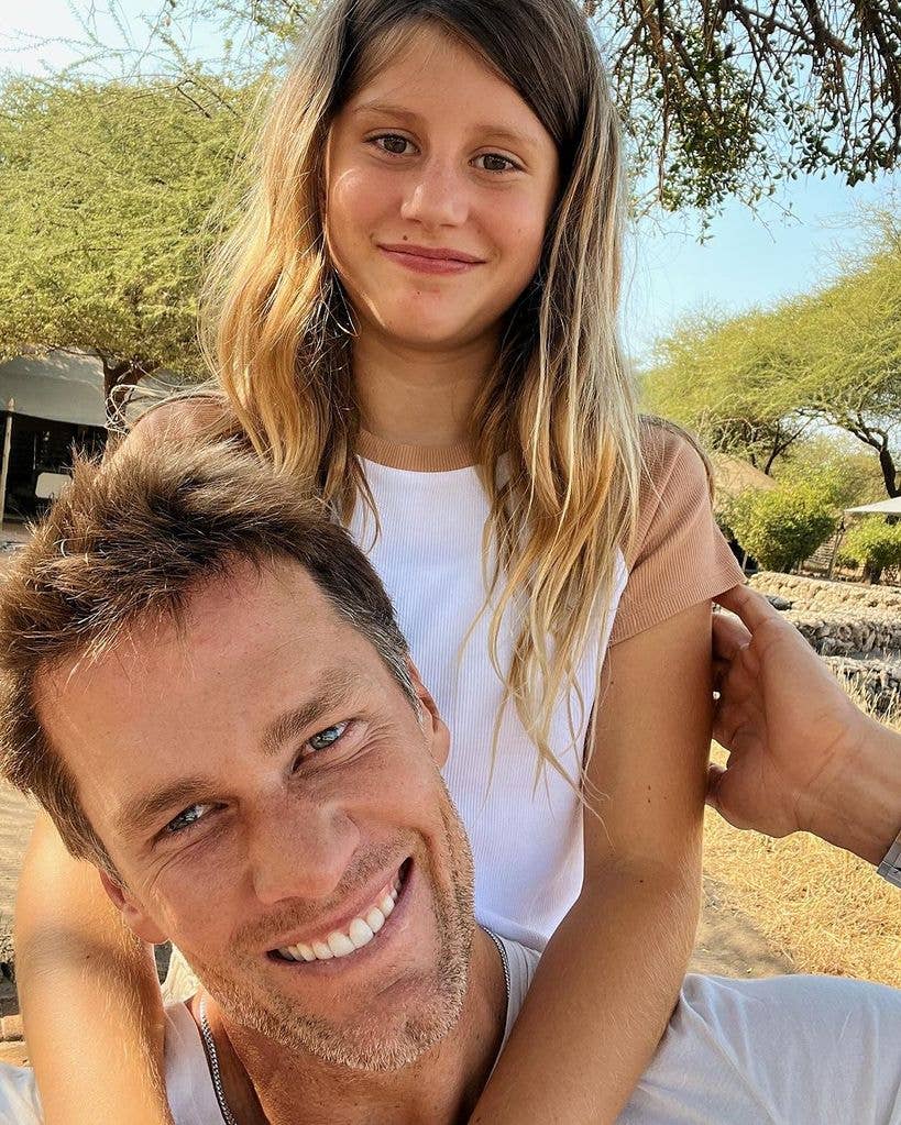 Tom with his daughter