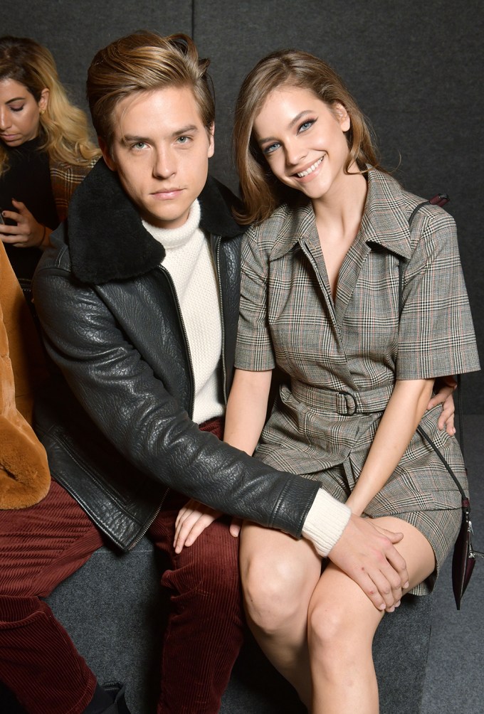 Dylan Sprouse and Barbara Palvin at NYFW