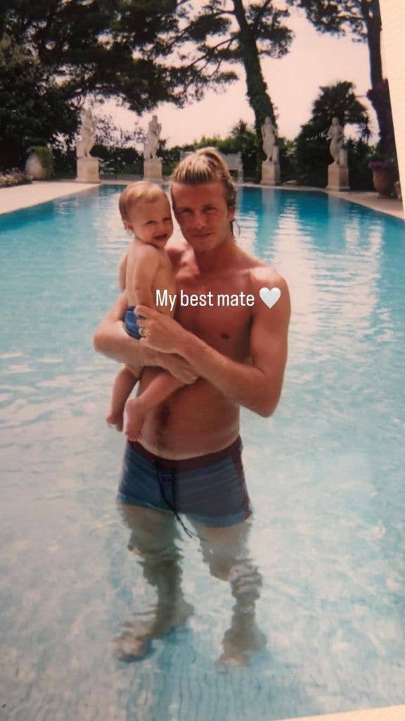 He dubbed the ex-footballer his "best mate" 