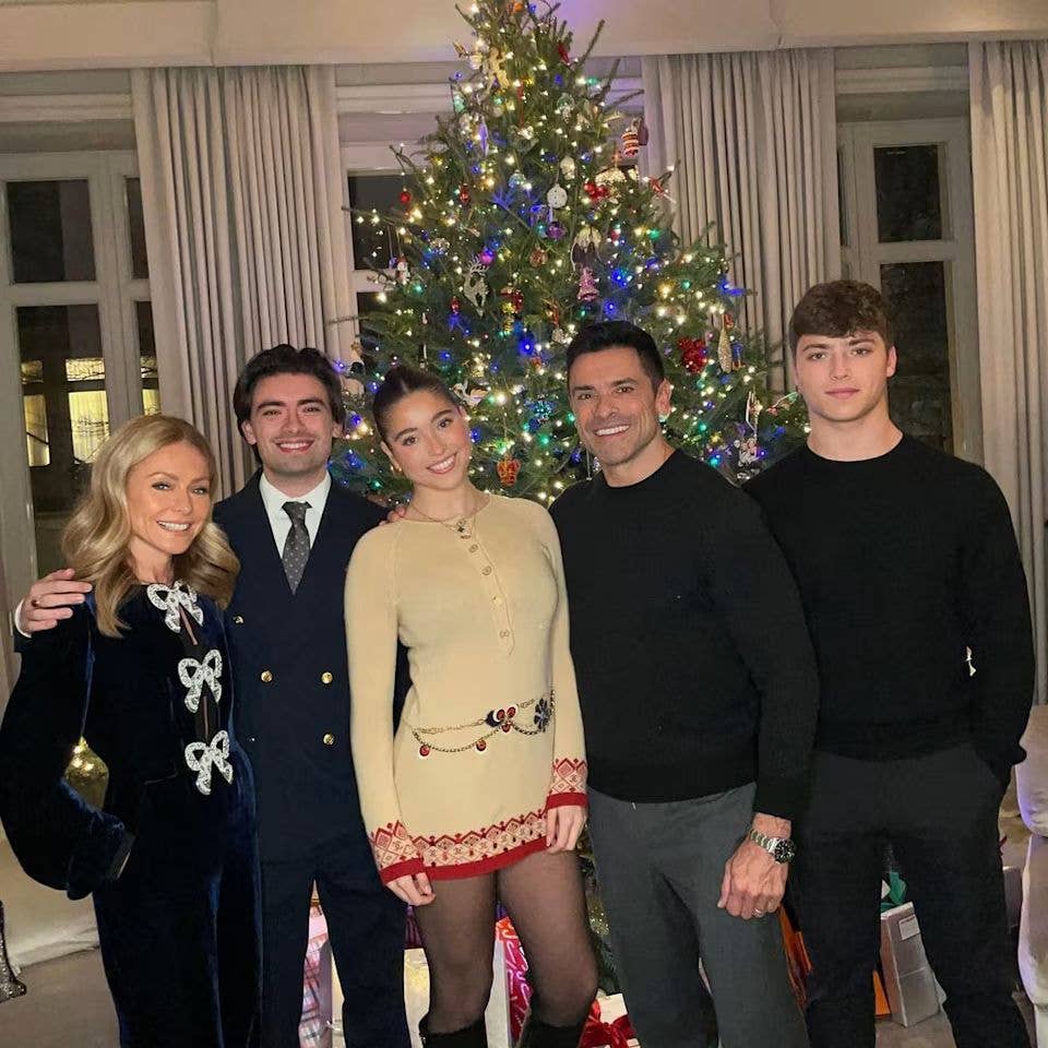 Kelly and Mark with their three kids