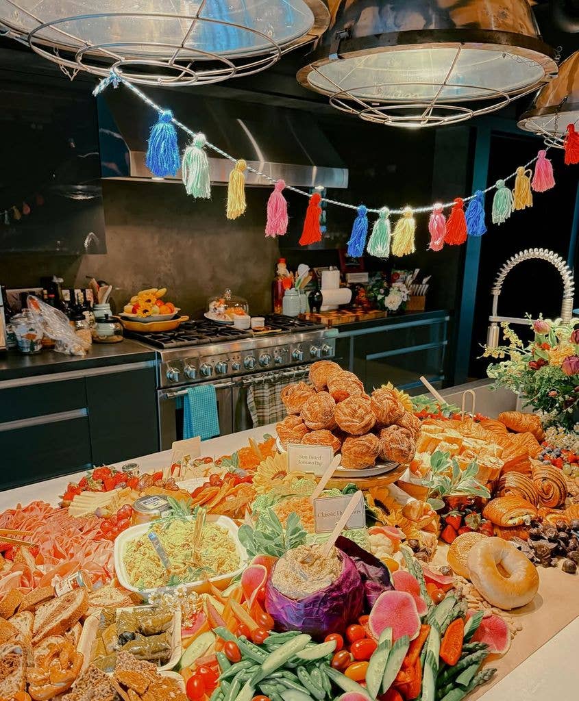 Gigi's delicious looking birthday brunch 