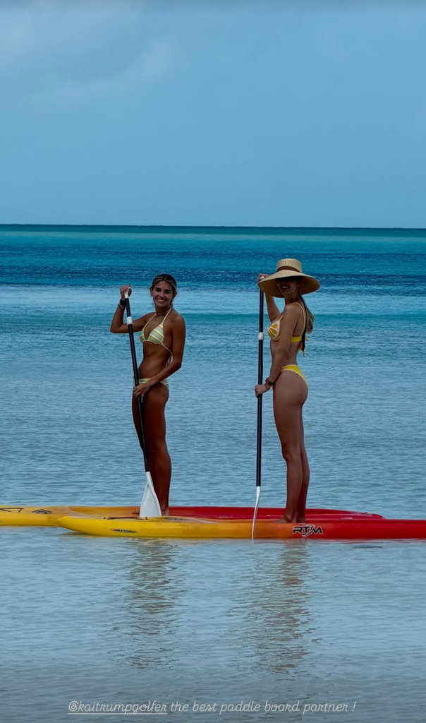 Ivanka stuns in yellow bikini