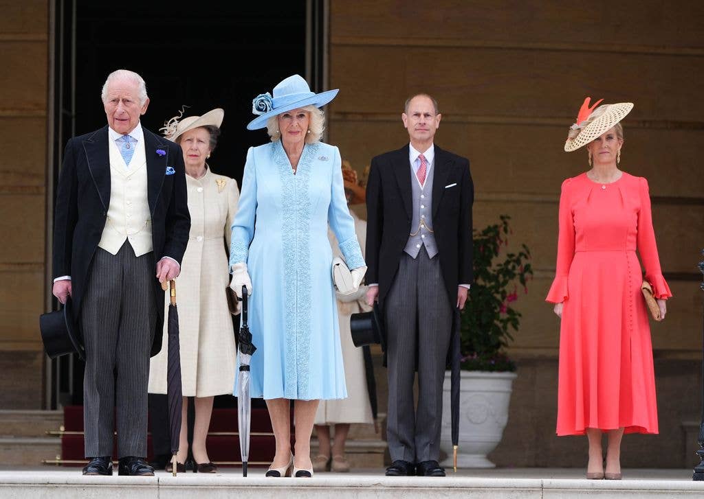 Sophie, Duchess of Edinburgh, was spotted with King Charles and Queen Camilla at the Royal Garden Party at Buckingham Palace 