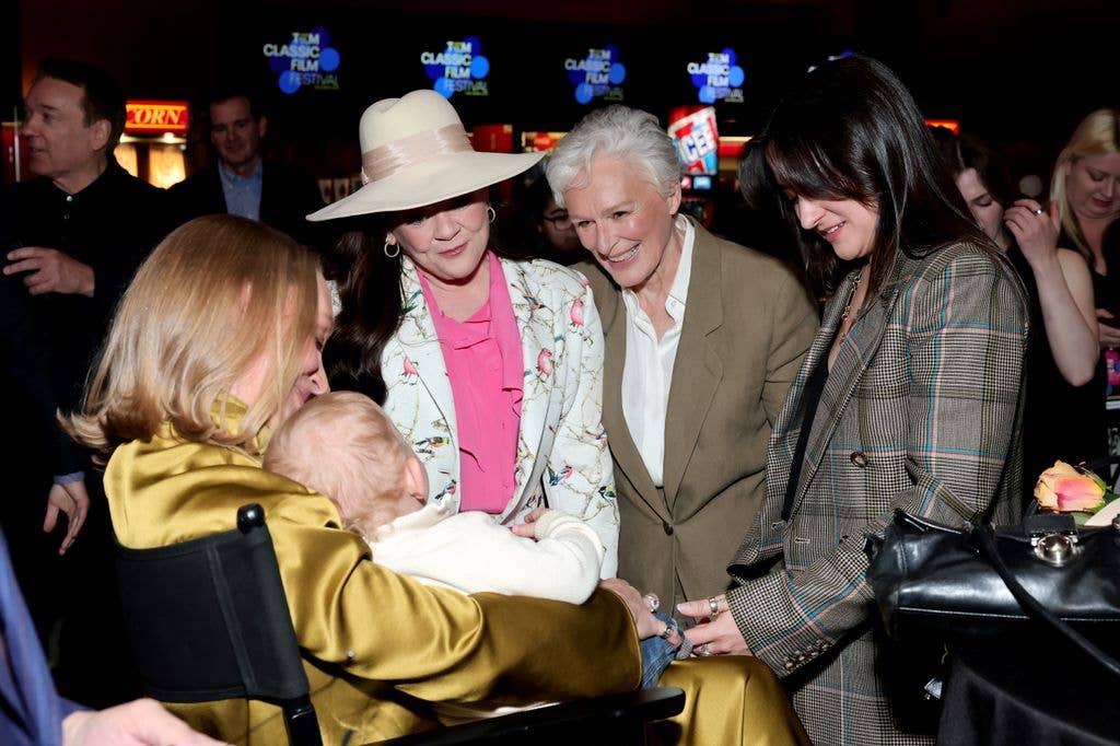Annie Starke, Rory Westaway Albu, Melissa McCarthy, Glenn Close, and Zelda Williams are seen as TCM honors Glenn Close during her Hand and Footprint Ceremony at TCL Chinese Theatre on May 01, 2026 in Hollywood, California. 