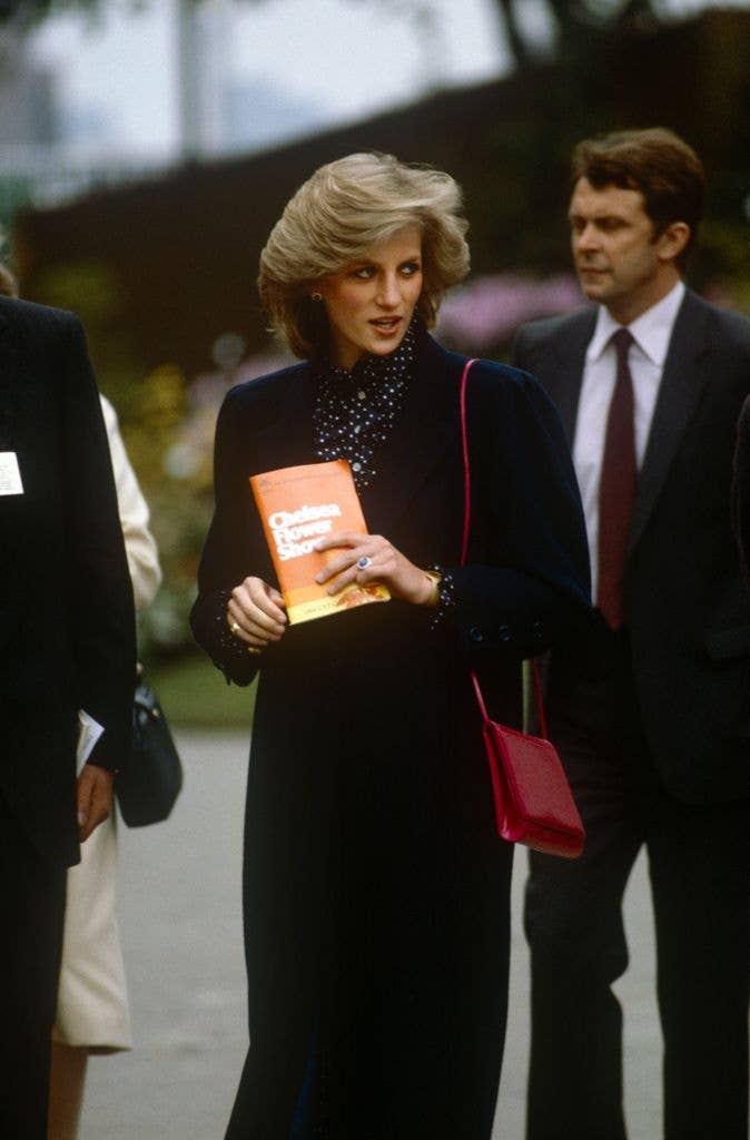 Princess Diana at the Chelsea Flower Show