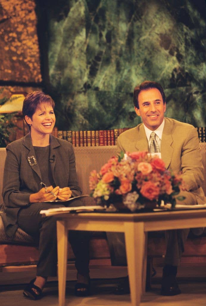 Katie Couric and Matt Lauer on The Today Show