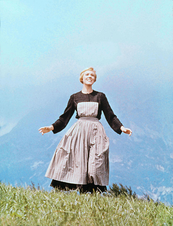 Julie Andrews Twirls In The Iconic Scene From ‘The Sound Of Music’