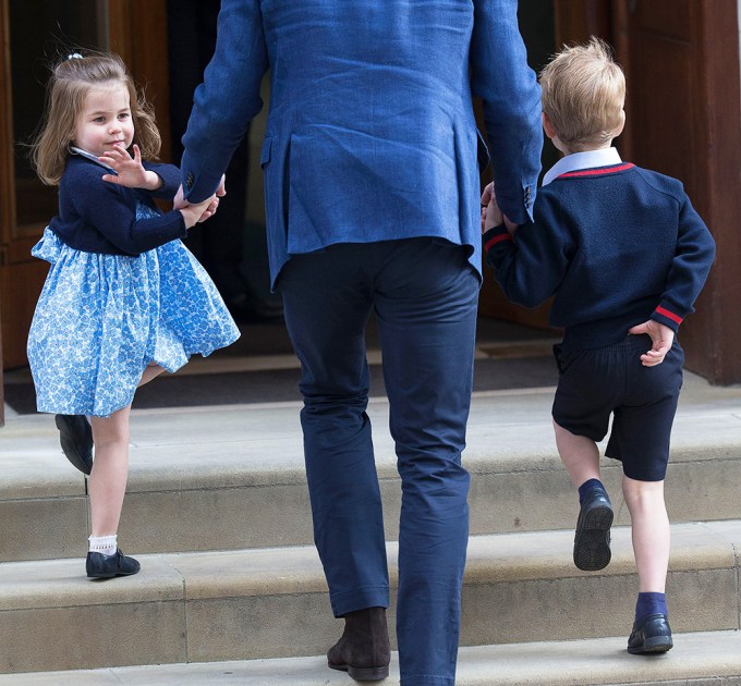 Princess Charlotte Going To Meet Prince Louis