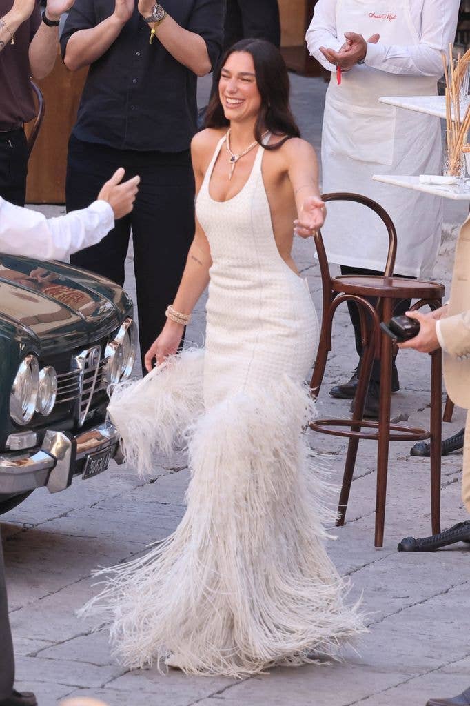 Dua Lipa attends  pre-wedding celebration