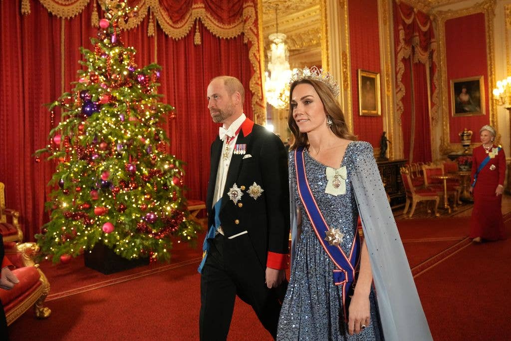 Prince George, Princess Charlotte and Prince Louis do not have to attend state dinners and banquets with their parents
