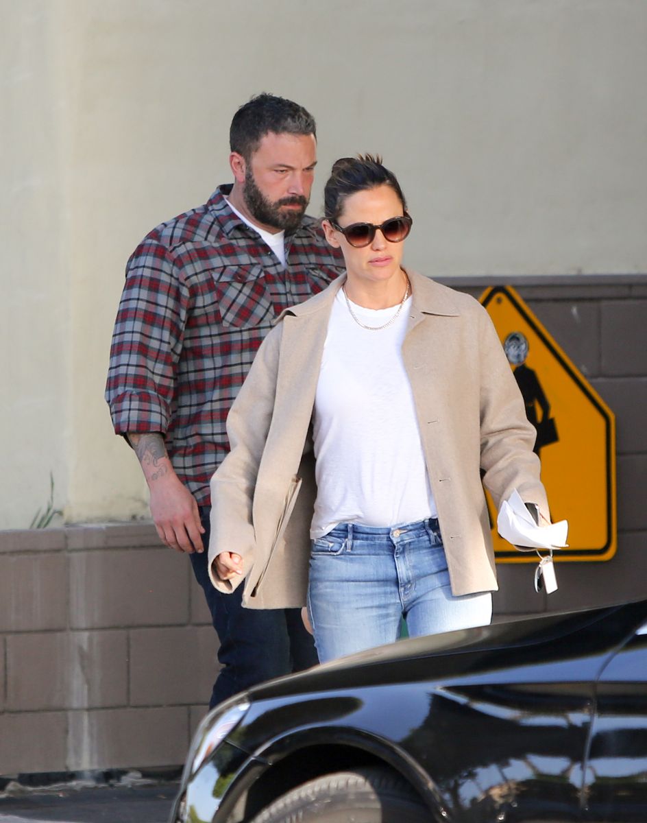 Jennifer Garner and Ben Affleck are seen on November 08, 2018 in Los Angeles, California