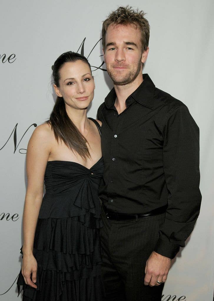 James Van Der Beek (R) and Heather McComb split in 2010