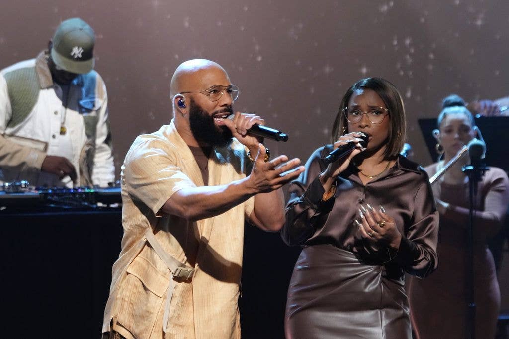 Common appears with Jennifer Hudson on "The Jennifer Hudson Show" airing on October 3, 2024 in Burbank, California