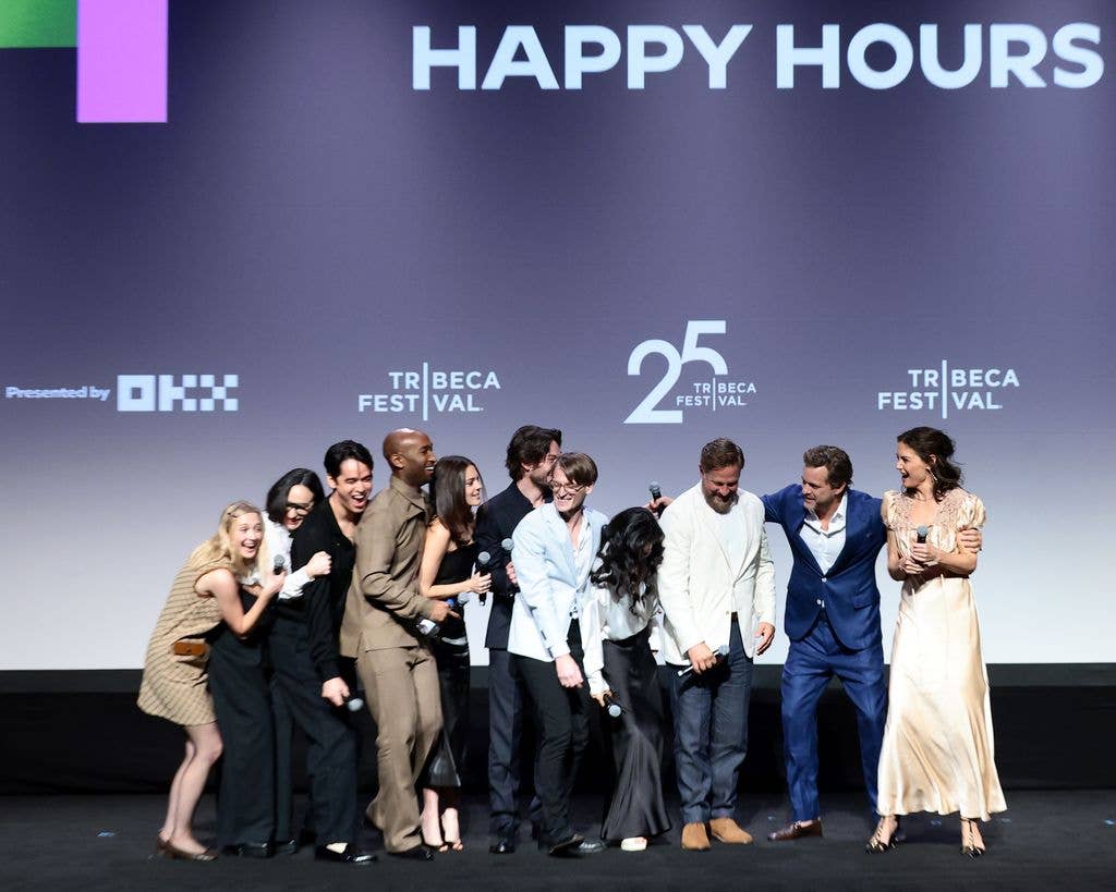 The cast of Happy Hours at the Tribeca Festival