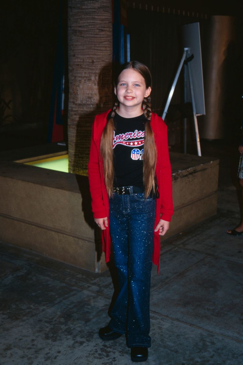 Daveigh Chase (co-star of film) at the premiere of "Donnie Darko." (Photo by Jody Cortes/Sygma/Sygma via Getty Images)