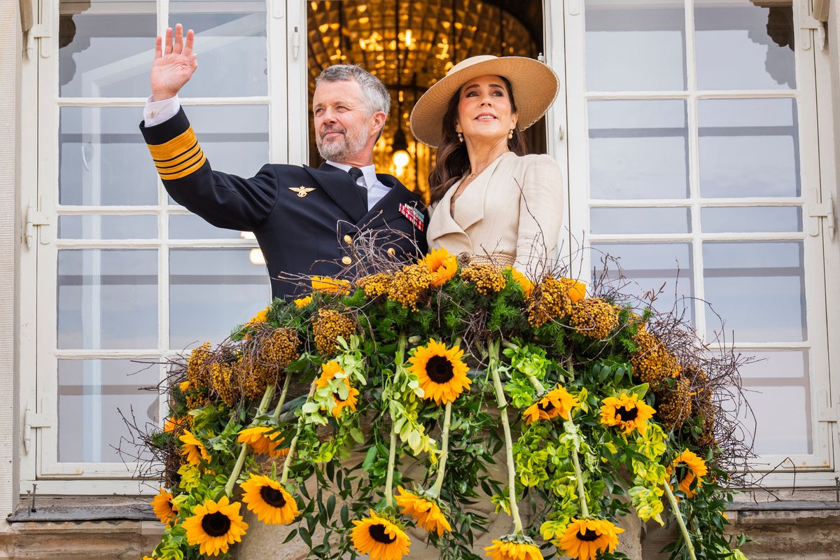 Queen Mary showcased two elegant looks during the opening day of Denmark's royal summer cruise.