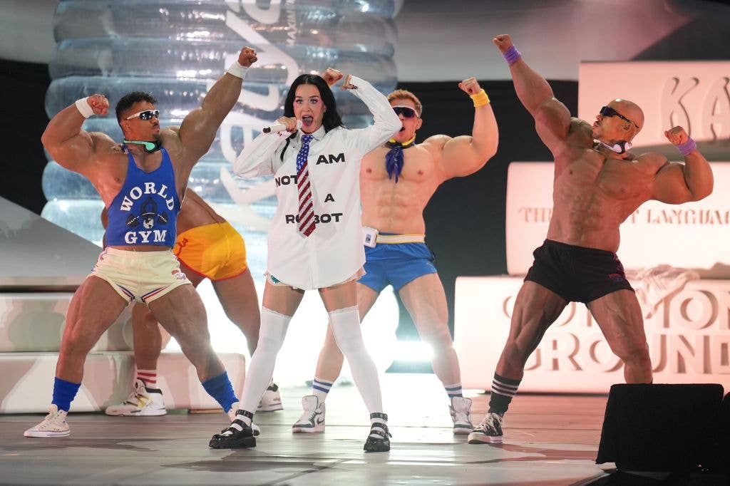 The singer Katy Perry during her concert at the O Son do CamiÃ±o Festival, in O Monte do Gozo, on 18 June, 2026 in Santiago de Compostela, A CoruÃ±a, Galicia, Spain.