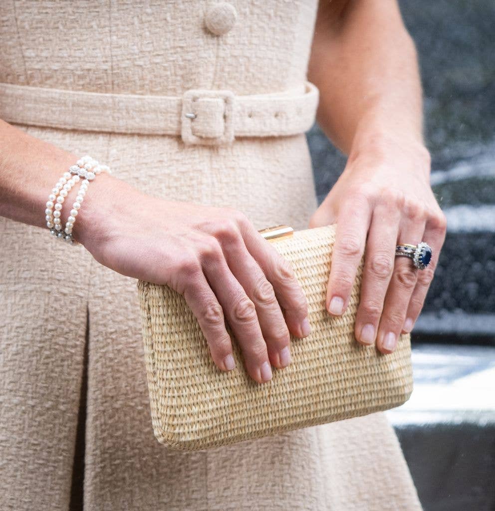 Kate sported a subtle hint of polish