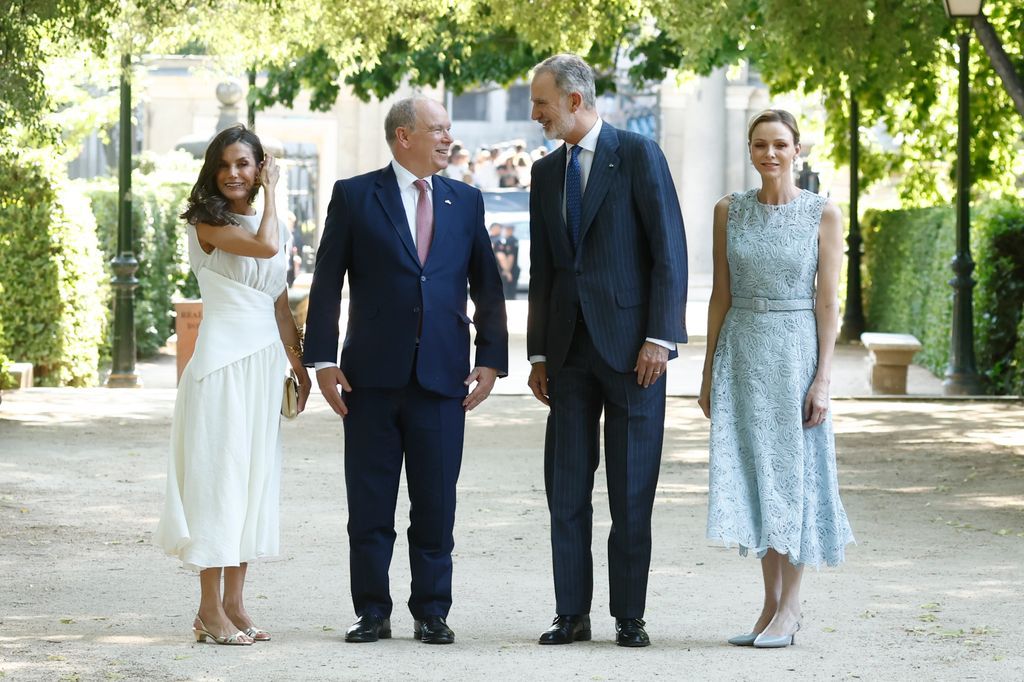 Charlene of Monaco begins her first visit to Spain