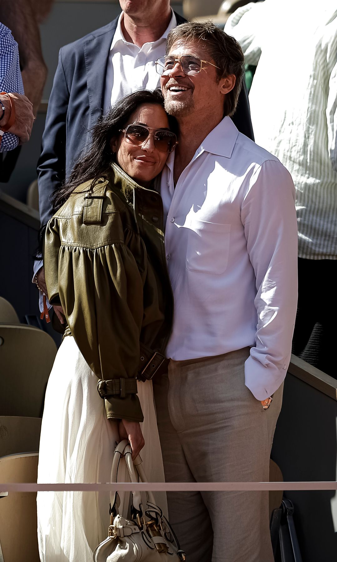 Brad Pitt and girlfriend Ines de Ramon 