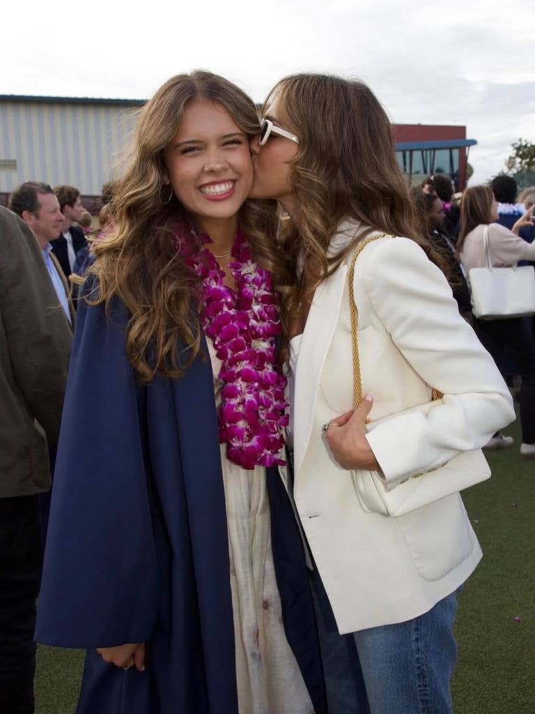 Jessica with Honor on her graduation day