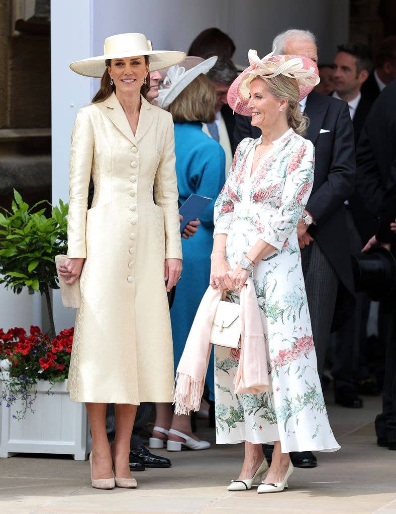 Duchess Sophie and Princess Kate at Order of the Garter