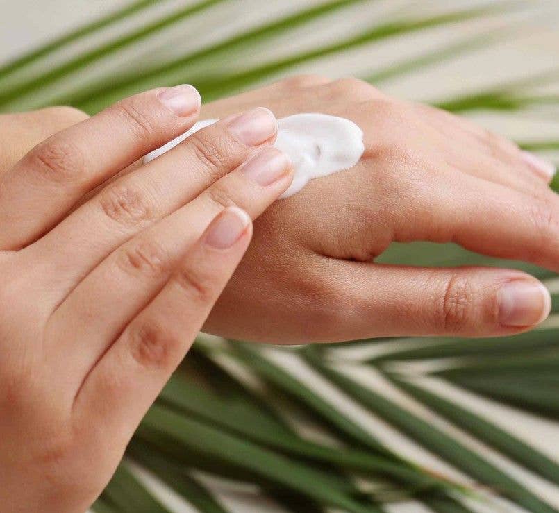 A handcream, like this offering from ATTITUDE restores moisture lost from frequent washing