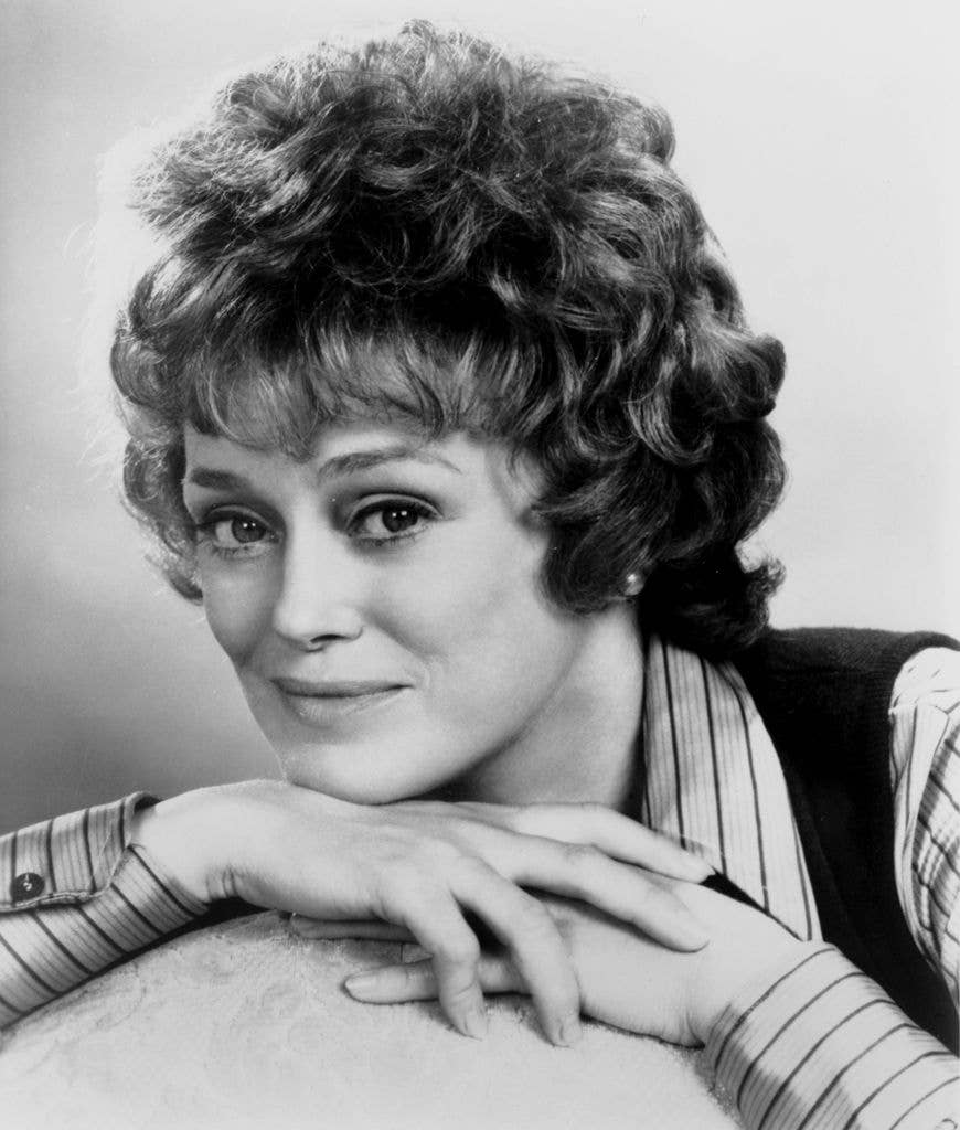 Black and white headshot of Rue McClanahan.