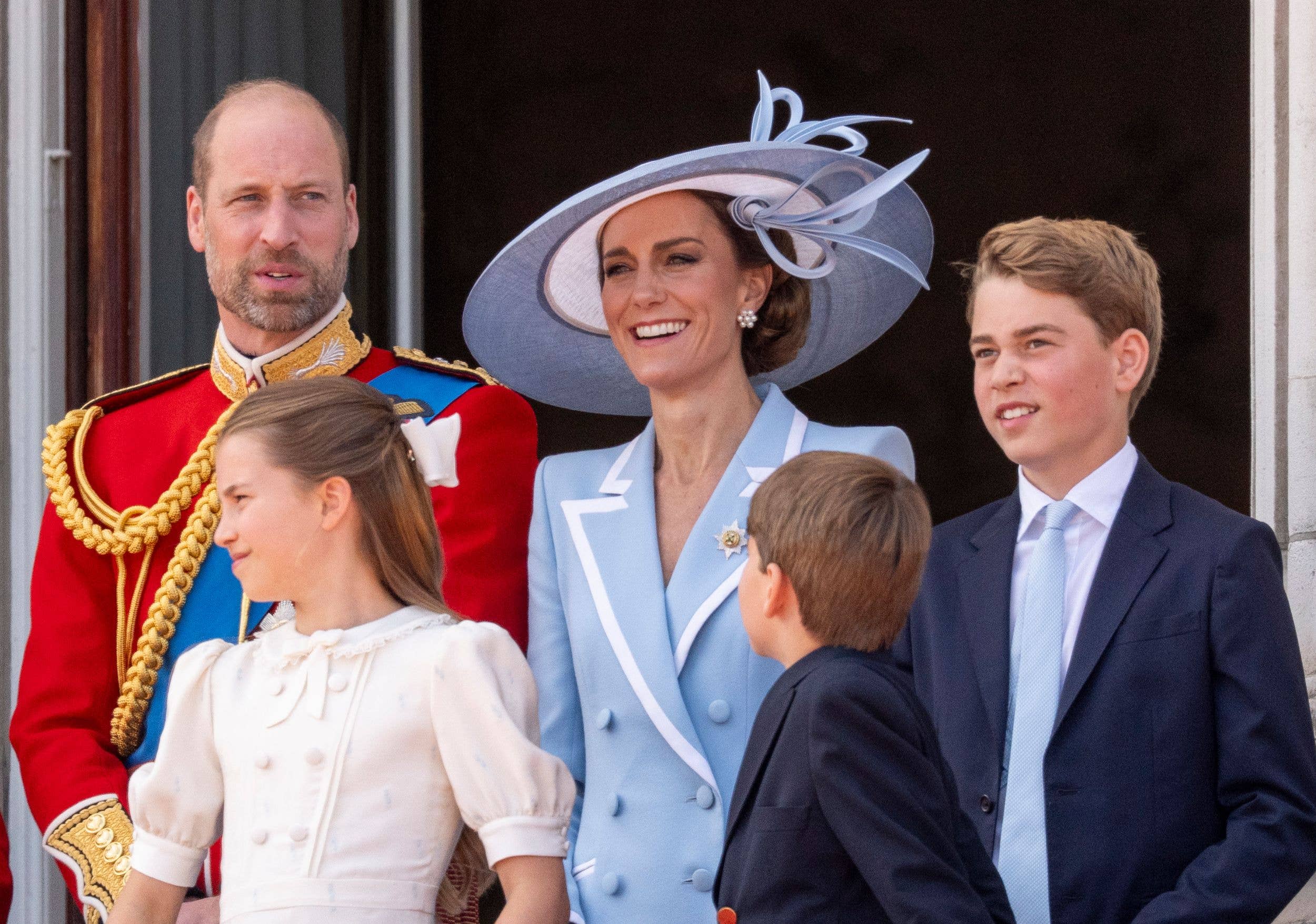 The Prince and Princess of Wales' eldest son looked grown up at Trooping the Colour 2026