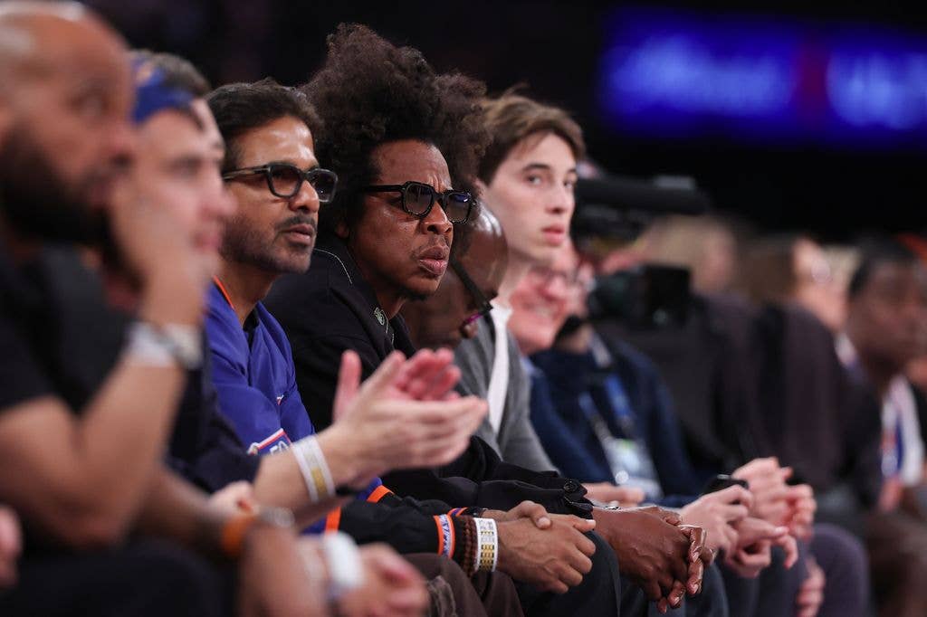 jay-z knicks game
