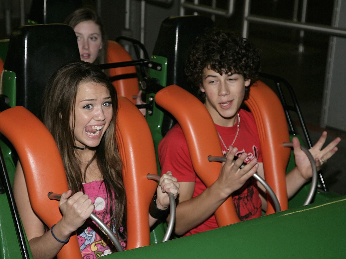 Miley Cyrus and Nick Jonas
