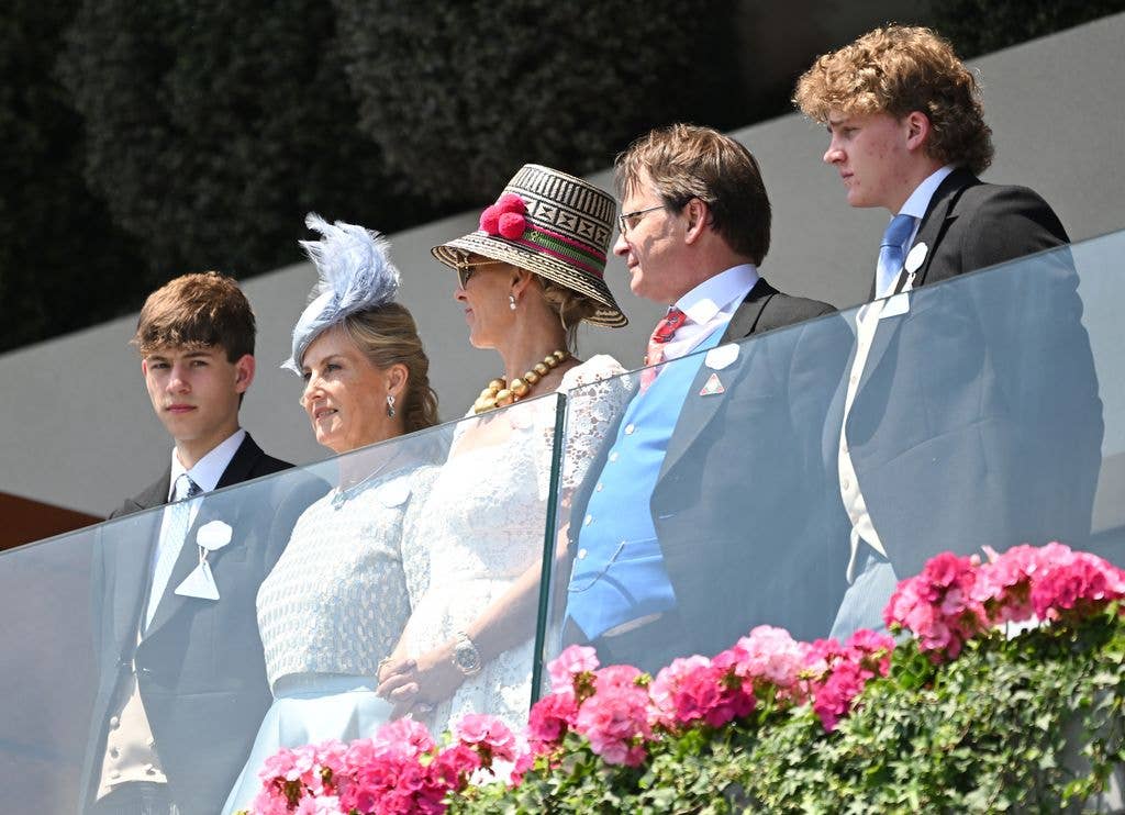 James, Earl of Wessex joined his mother Duchess Sophie at Royal Ascot 