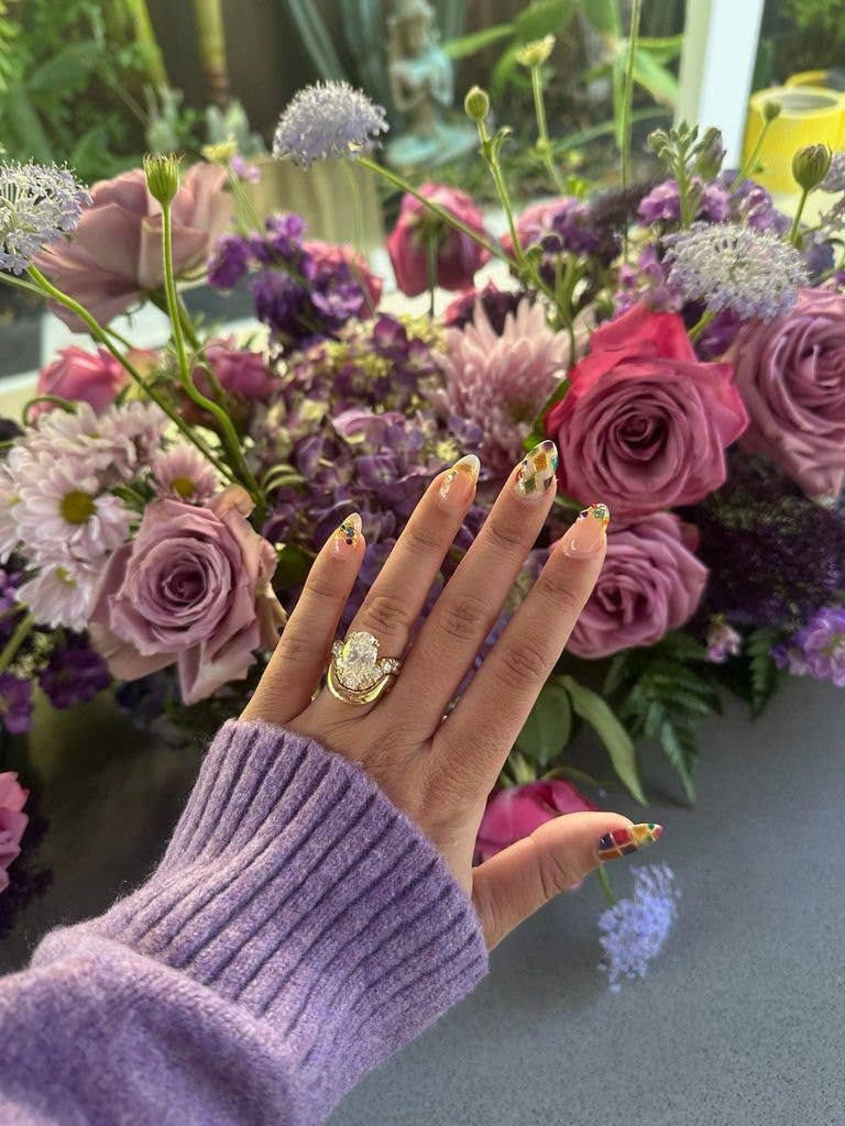 Natacha Karam's engagement ring